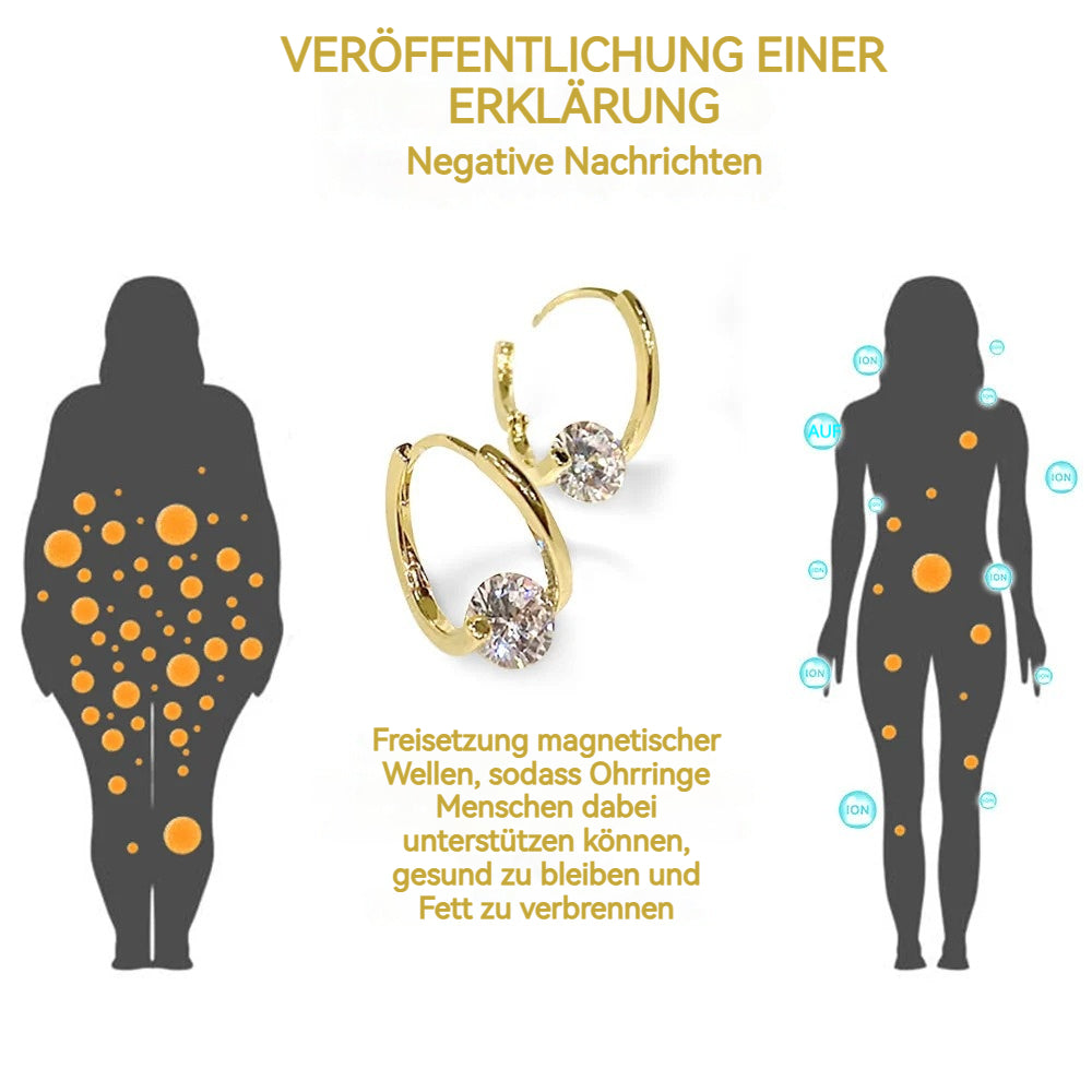 🔥LETZTER TAG SALE – 80 % RABATT🔥 Histon Lymphatische Magnettherapie Detox Germanium-Ohrringe